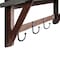 Alaterre Furniture Brookside 40"W Concrete-Top Wood Entryway Coat Hook AWBS2470 - alternate 1